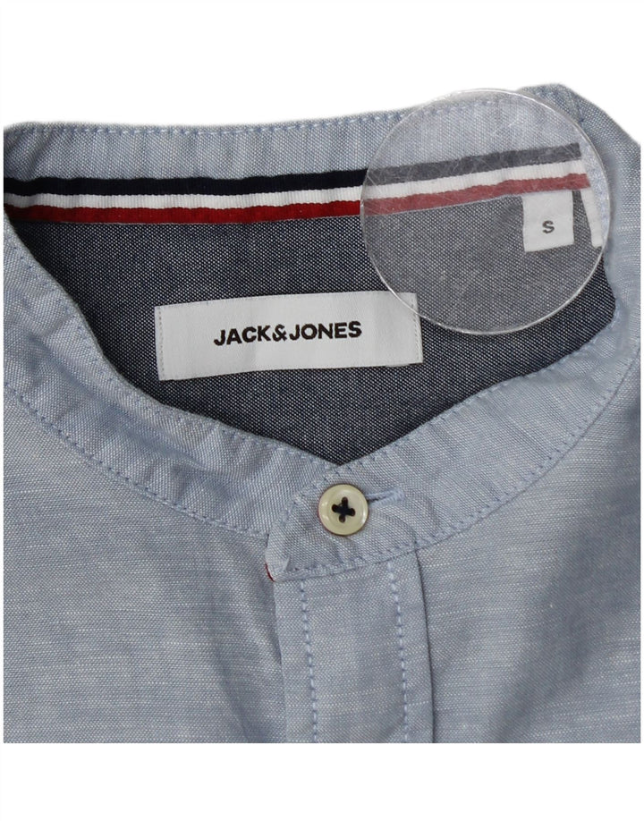 Cămașă Jack & Jones Bărbați Mic Albastru Bumbac