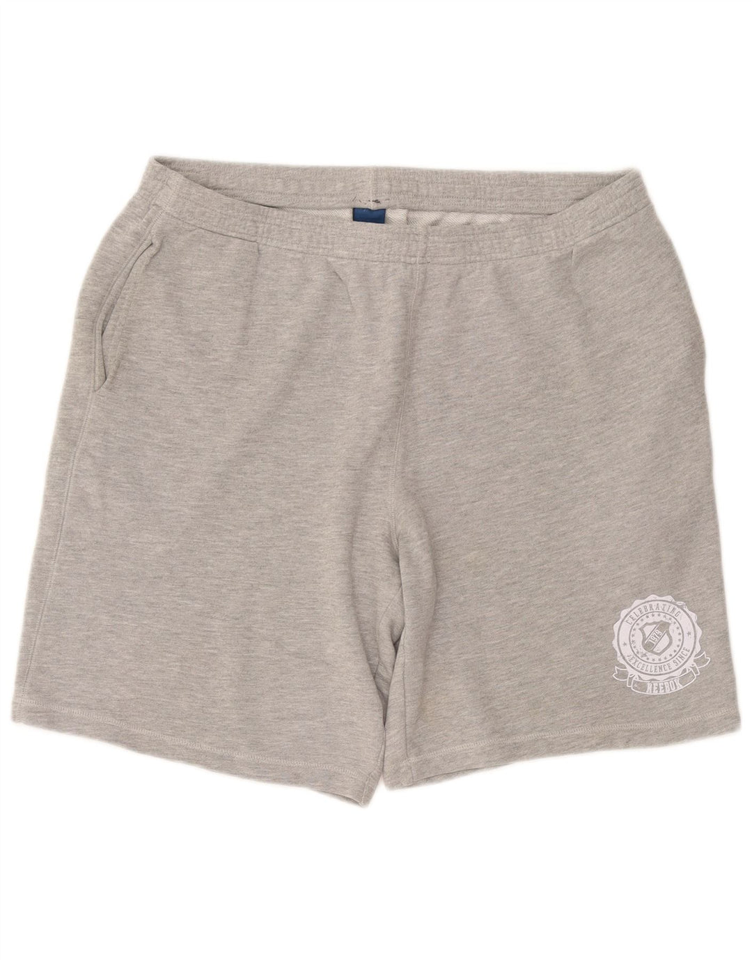 Pantaloni scurți sport pentru bărbați REEBOK 2XL bumbac gri
