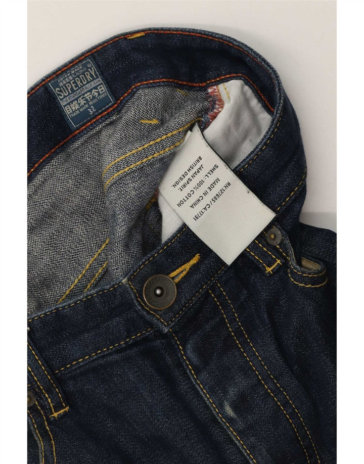 Pantaloni scurți din blugi pentru bărbați Superdry W32, bumbac albastru mediu
