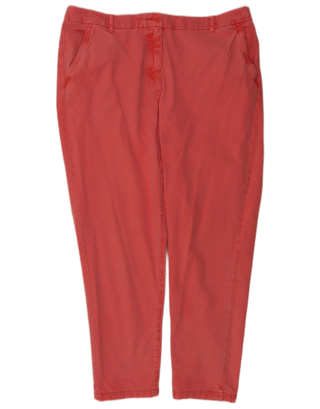 Pantaloni chino subțiri pentru femei Marks & Spencer W36 L29 roșii