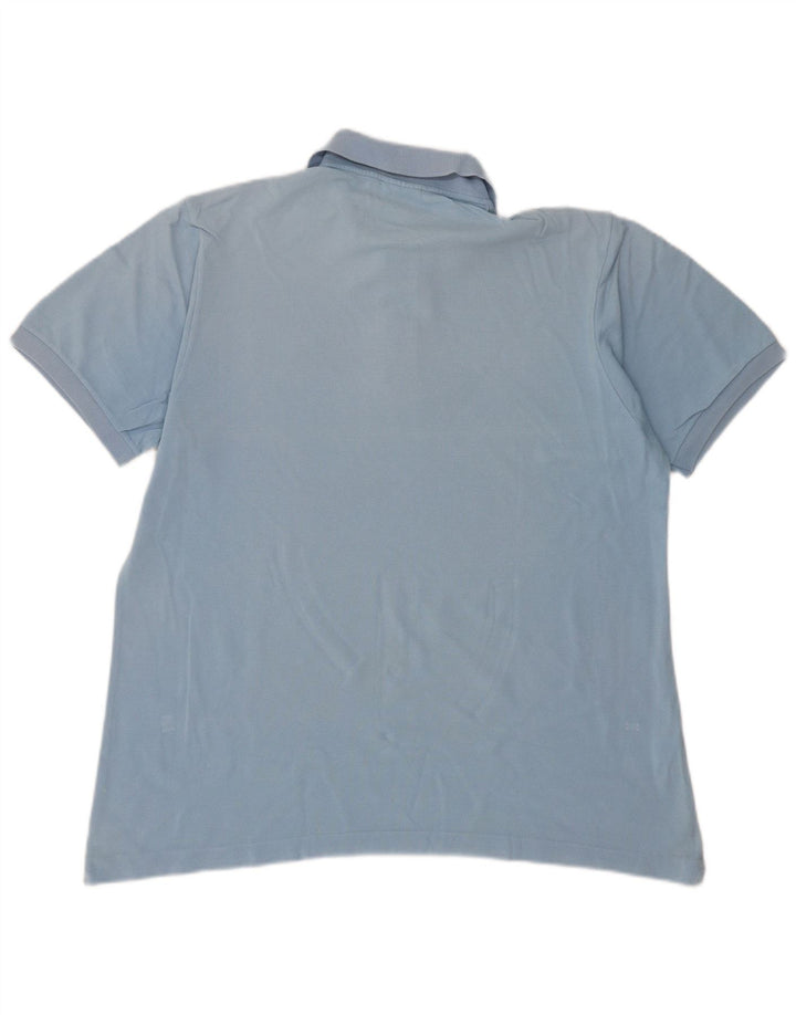 Tricou polo pentru bărbați LACOSTE Mărimea 7 2XL Bumbac albastru