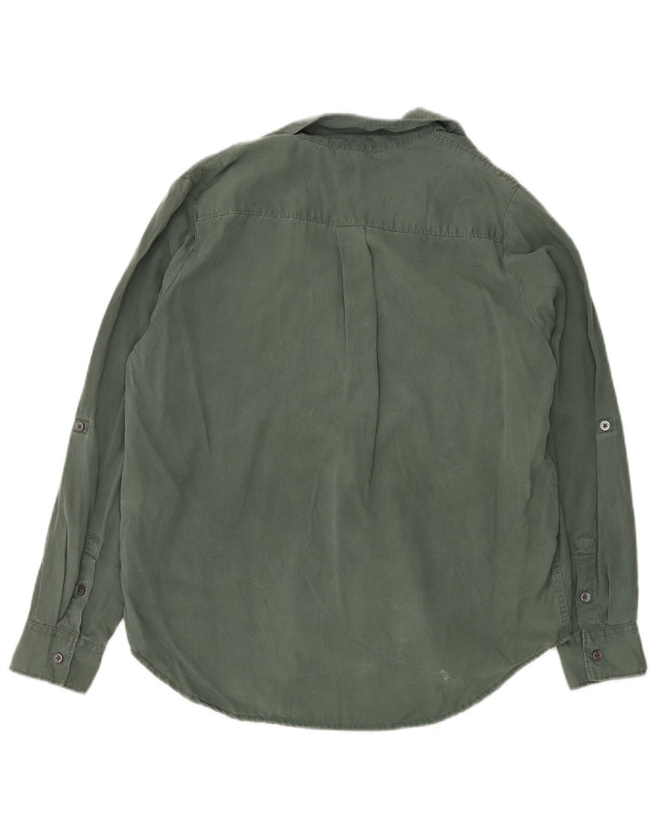 Cămașă LEVI'S pentru femei UK 14 Medium Green Lyocell