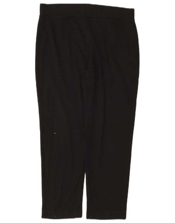 Marks & Spencer Pantaloni casual conici pentru femei UK 14 Large W32 L26 Negru