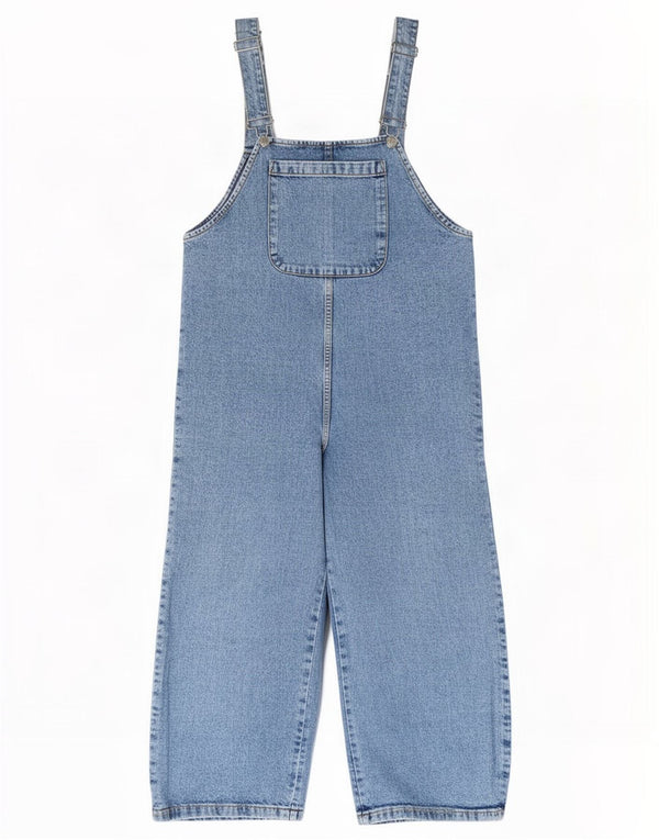 Salopete pentru femei Zara Blugi largi L40 L25 Bumbac albastru