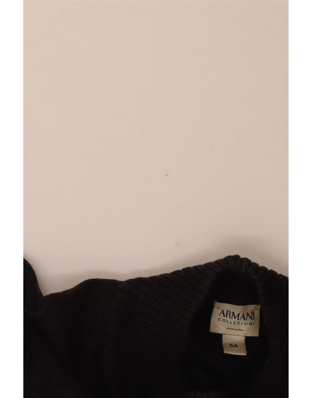 ARMANI COLLEZIONI Pulover cu gât țestoasă pentru femei IT 54 3XL Negru