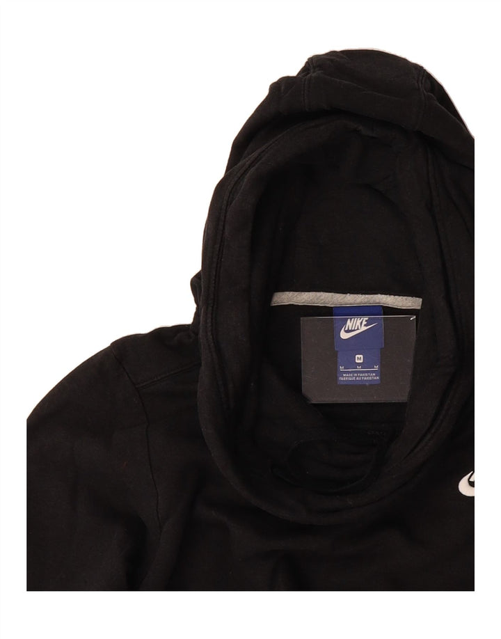 NIKE Womens Hoodie Jumper UK 14 Medium Black Vintage Nike and Second-Hand Nike from Messina Hembry 