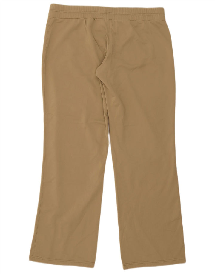 Pantaloni de trening Nike pentru femei Marea Britanie 16/18, mare, bej, poliester