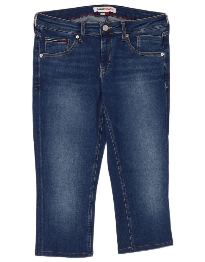 Blugi capri Tommy Hilfiger pentru femei W30 L18 bumbac albastru