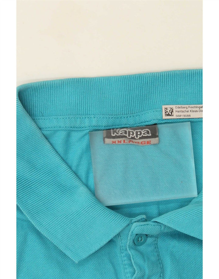 Cămașă polo pentru bărbați Kappa 2XL Albastru