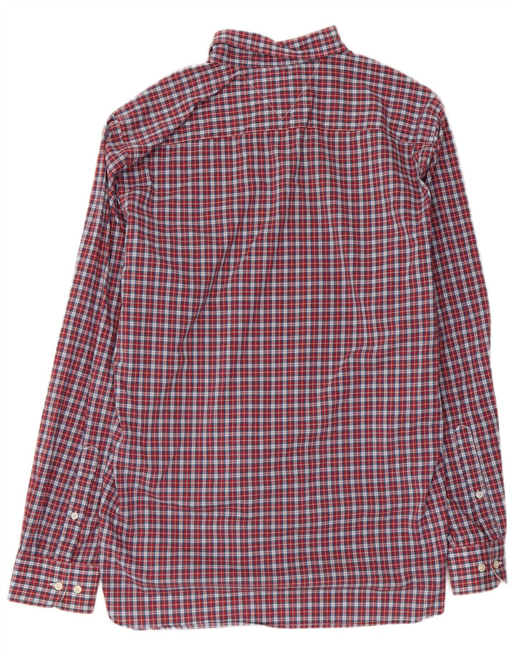 Cămașă pentru bărbați Tommy Hilfiger, cu tăiere obișnuită, mare, roșu, din bumbac