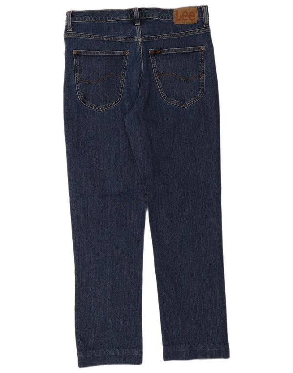 Blugi Lee Brooklyn Straight pentru bărbați W34 L29 Bumbac albastru