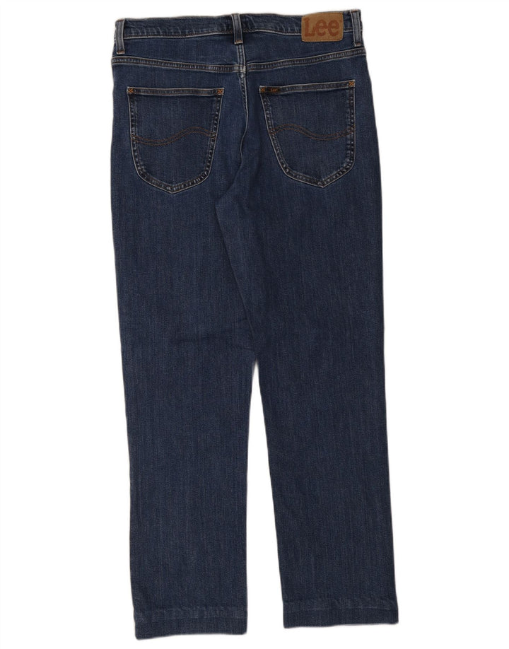 Blugi Lee Brooklyn Straight pentru bărbați W34 L29 Bumbac albastru