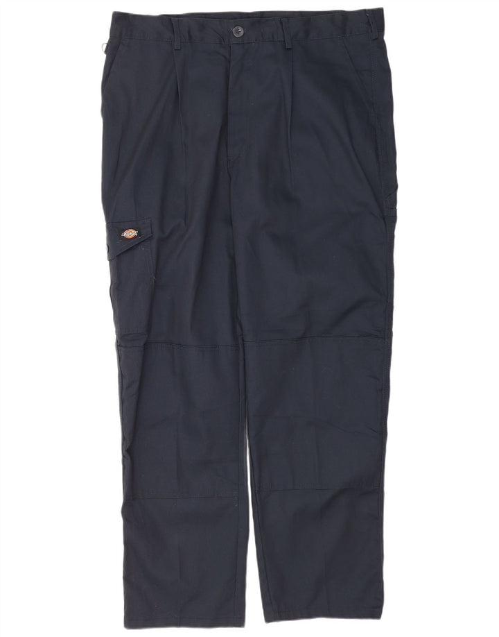Pantaloni cargo drepti pentru bărbați Dickies W40 L31 poliester bleumarin