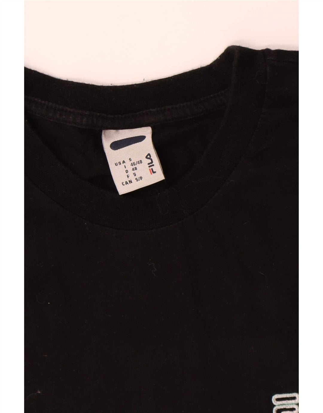 Tricou Bărbați Fila Top Mic Bumbac Negru
