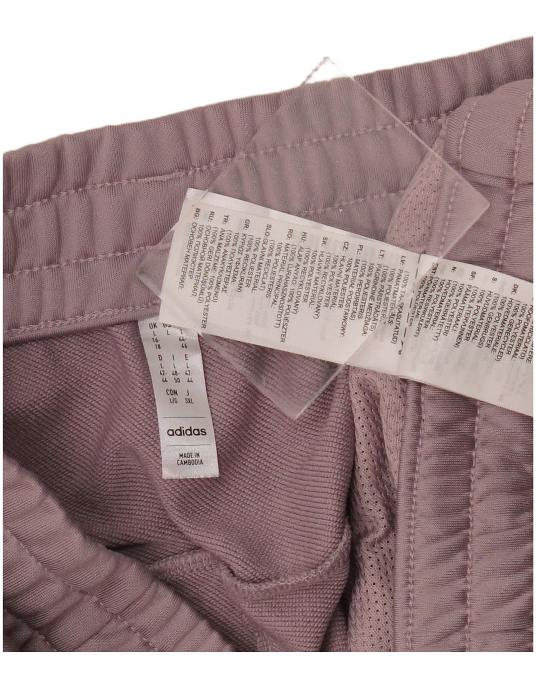 Pantaloni de trening pentru femei ADIDAS Joggeri Marea Britanie 16/18 Poliester violet mare