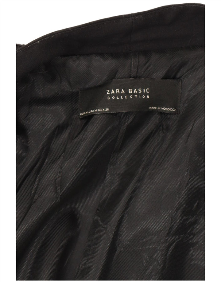 Pardesiu deschis pentru femei Zara UK 14 Medium Black Check