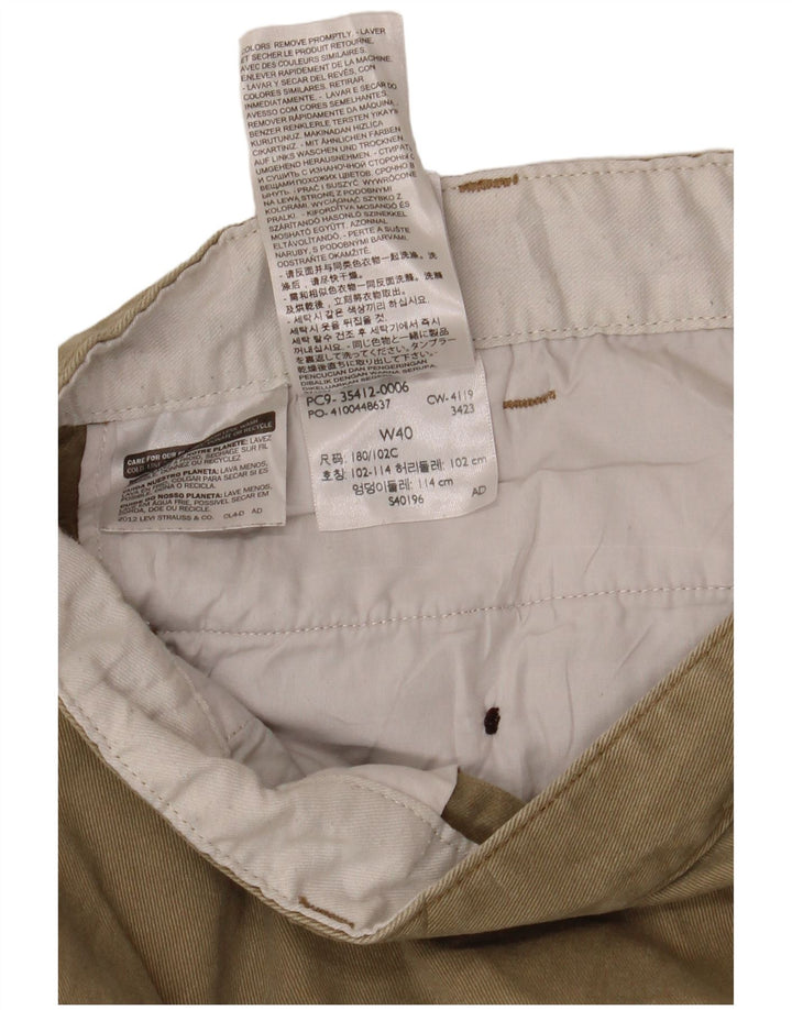 Pantaloni scurti chino DOCKERS pentru bărbați W40 XL, bumbac, bej