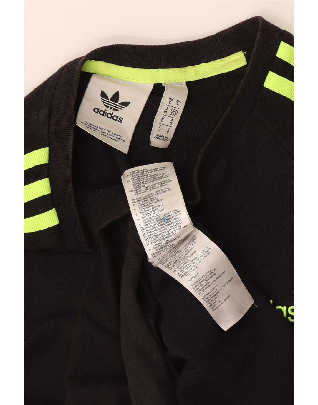 Tricou pentru bărbați Adidas Top mic, negru, bumbac