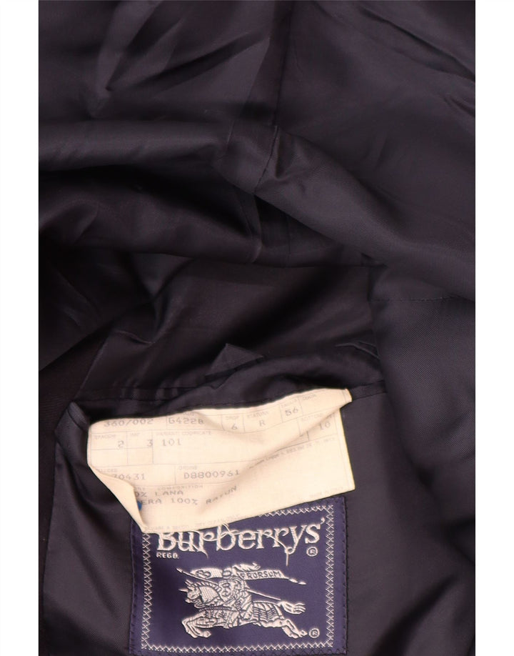 Jachetă Burberrys pentru bărbați cu două pieptări IT 56 XL Lână bleumarin