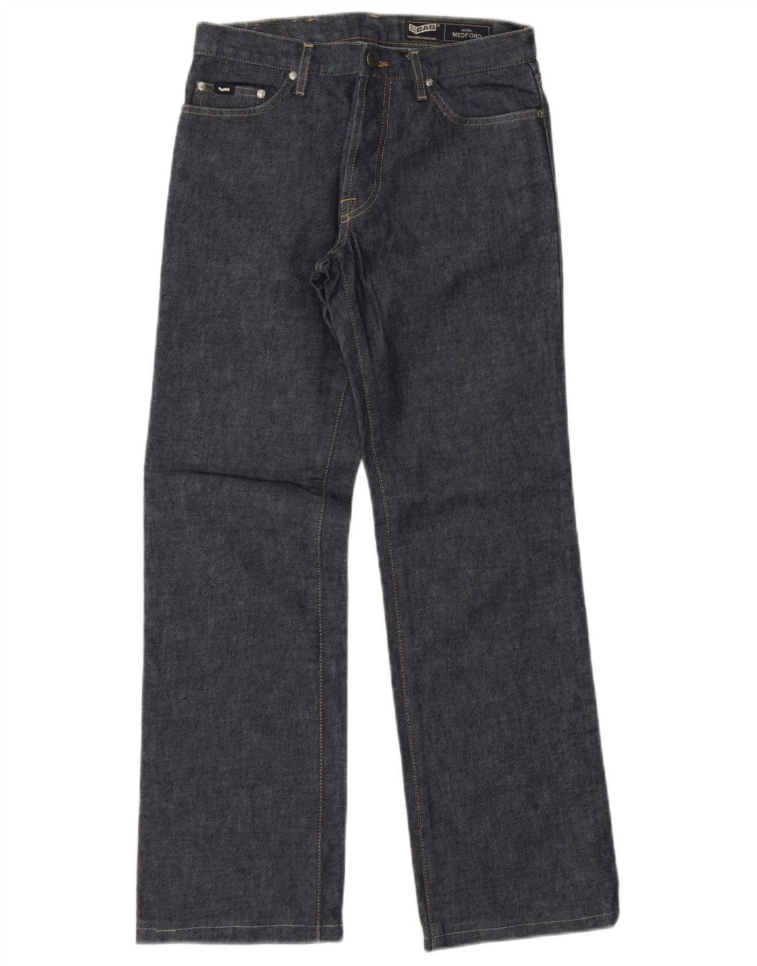 Blugi drepti pentru bărbați Gas W30 L30 Bluemarin Bumbac Classic