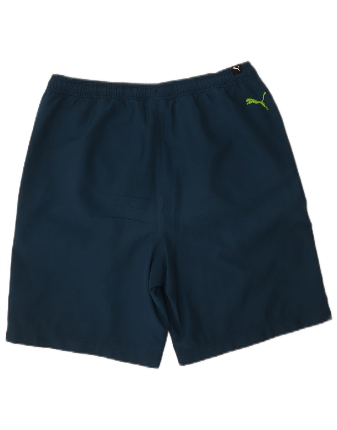 Pantaloni scurti sport grafic Puma pentru bărbați, poliester mici, albastru