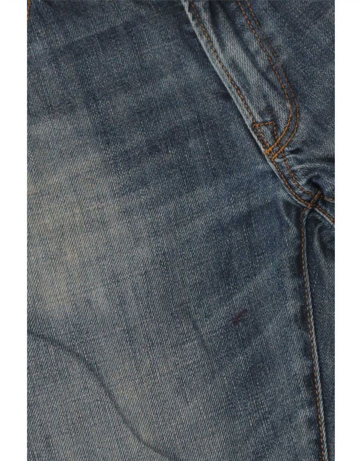 Blugi Distressed drepte pentru femei Gap W28 L32 Bumbac albastru