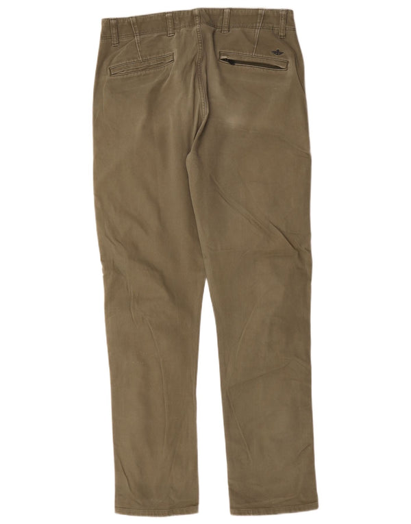 Pantaloni Dockers pentru bărbați Alpha Slim Chino W32 L32 Kaki Bumbac