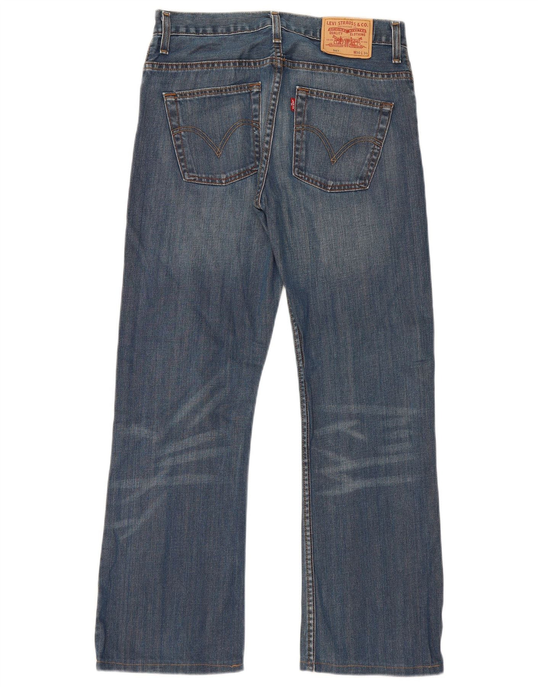 Blugi pentru bărbați Levi's 507 Bootcut W30 L30 Bumbac albastru