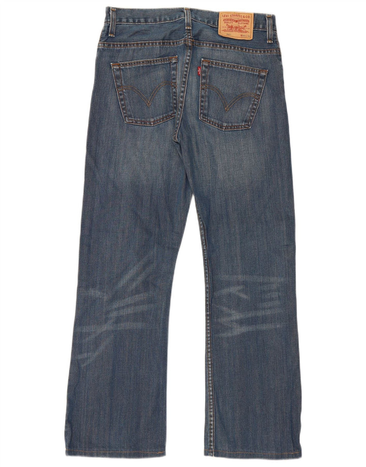 Blugi pentru bărbați Levi's 507 Bootcut W30 L30 Bumbac albastru