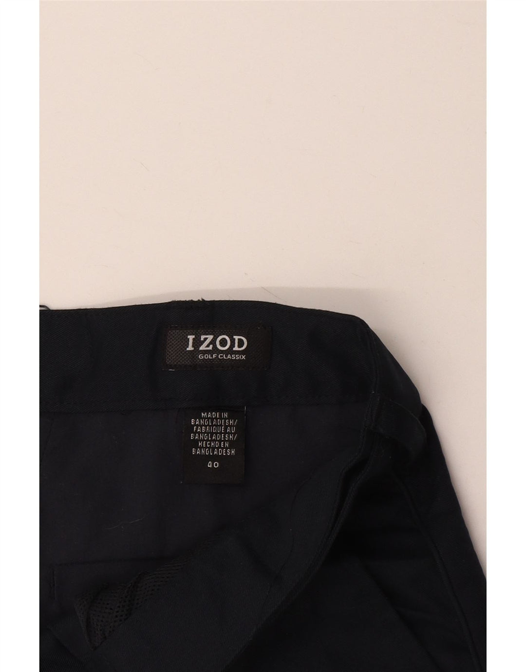 Pantaloni scurți Izod Pegged Chino W40 XL Bleumarin Poliester