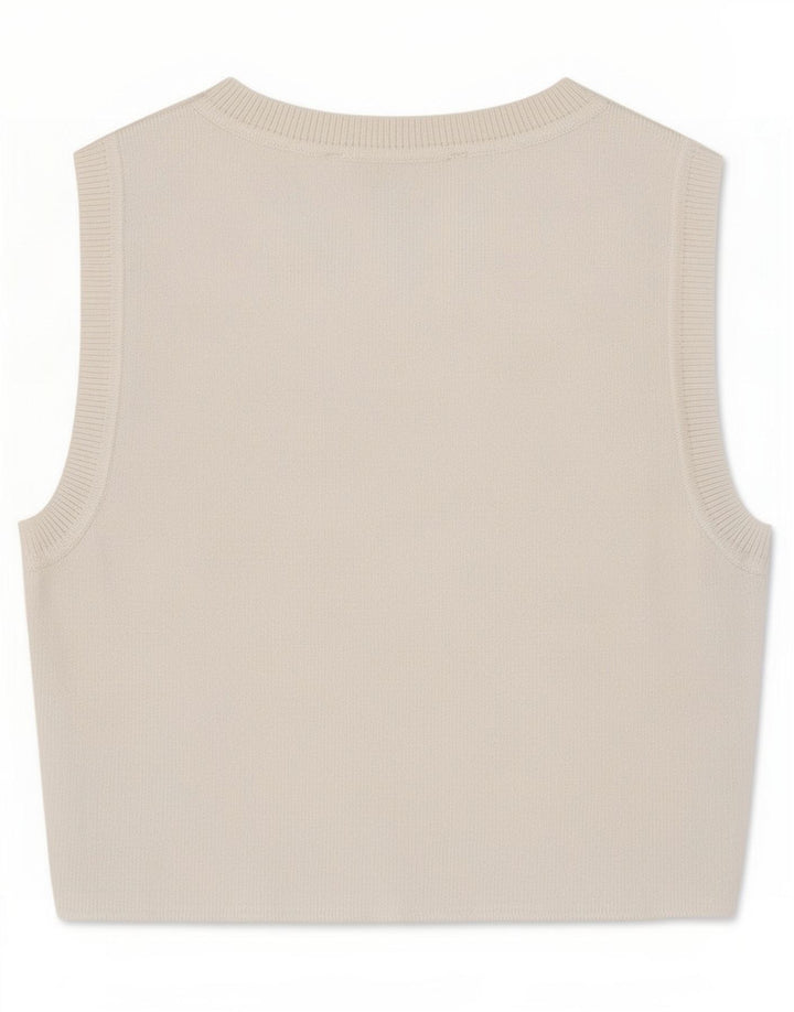 Top cu vestă pentru femei Zara UK 8 Small White Viscose