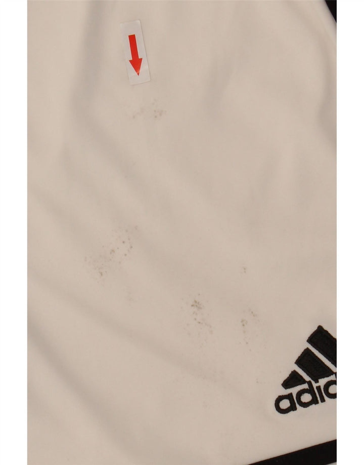 Pantaloni scurți sport pentru bărbați Adidas Mic, alb, poliester
