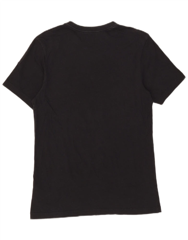 Tricou grafic Nike pentru bărbați Top mic, negru, bumbac