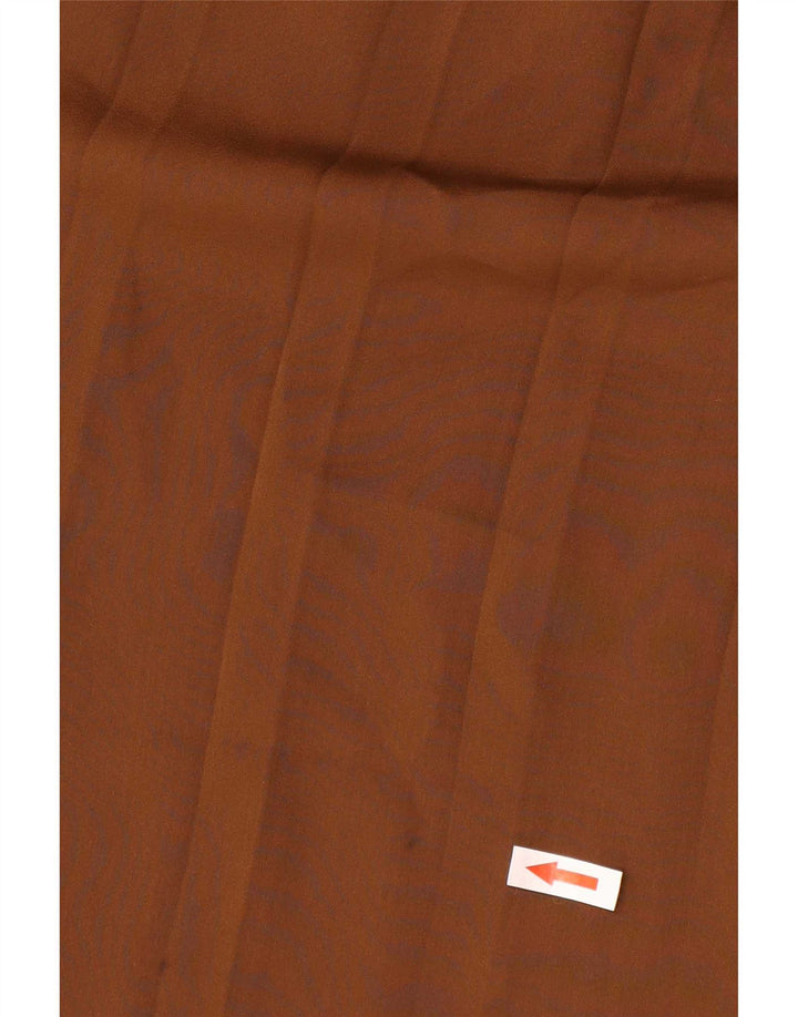 Massimo Dutti Pantaloni Capri pentru femei Cullotes L32 L22 Maro Poliester
