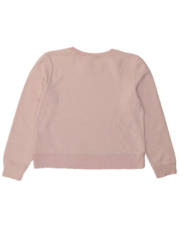 Pulover pentru femei Zara UK 12, bumbac roz mediu