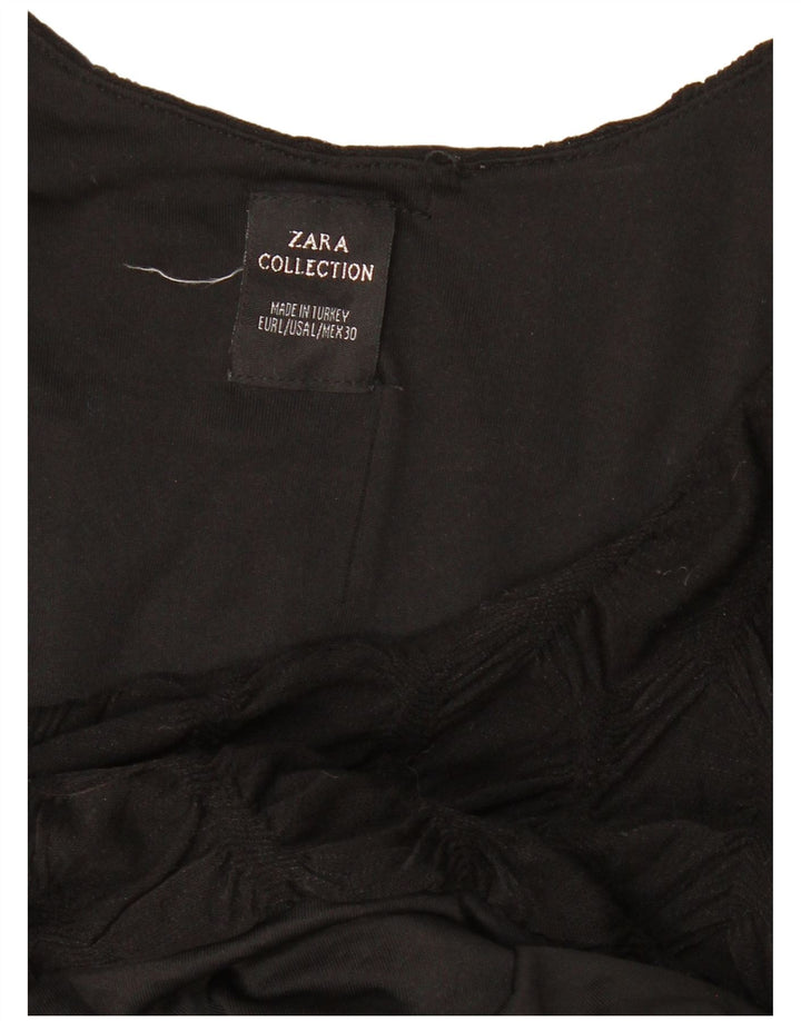 Rochie teacă cu mânecă lungă pentru femei ZARA UK 14 mare neagră