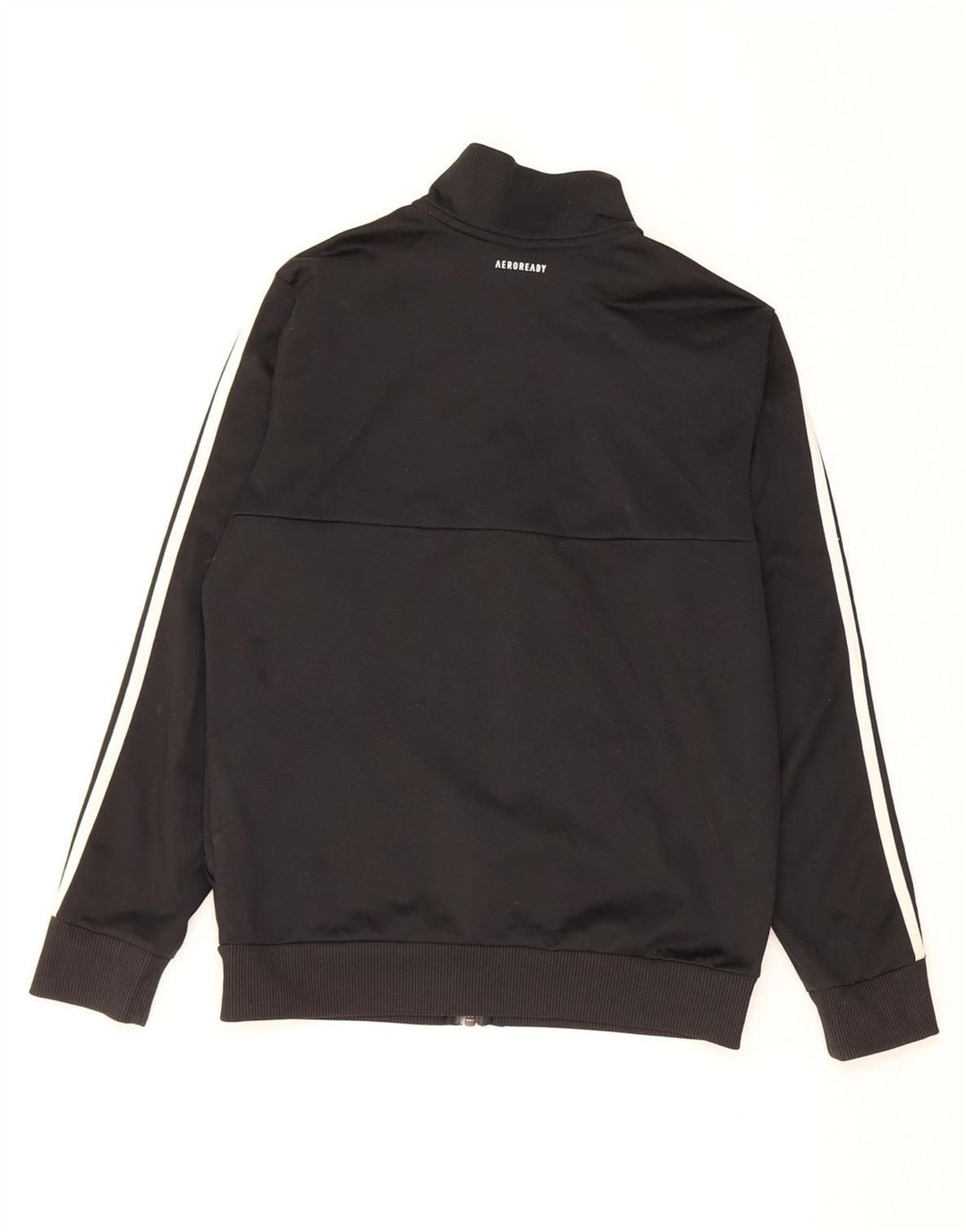 Jachetă Adidas Aeroready pentru trening pentru băieți 13-14 ani, poliester negru