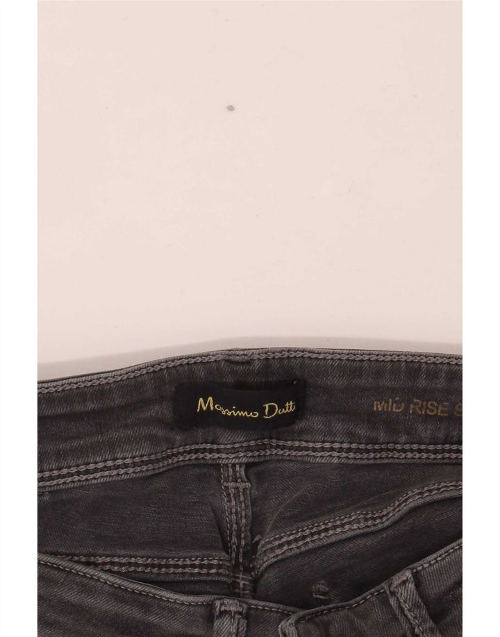 Blugi skinny Massimo Dutti pentru femei cu talie medie W24 L30 gri
