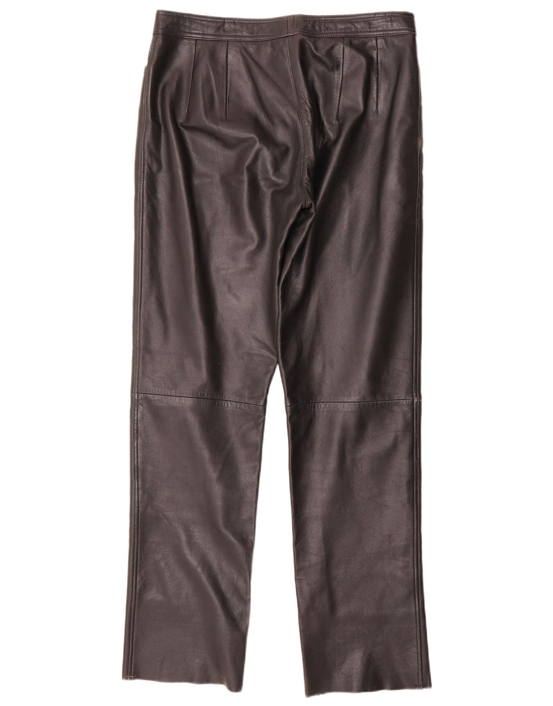 Maddox Pantaloni drepti din piele pentru femei IT 44 Medium W32 L32 Negru