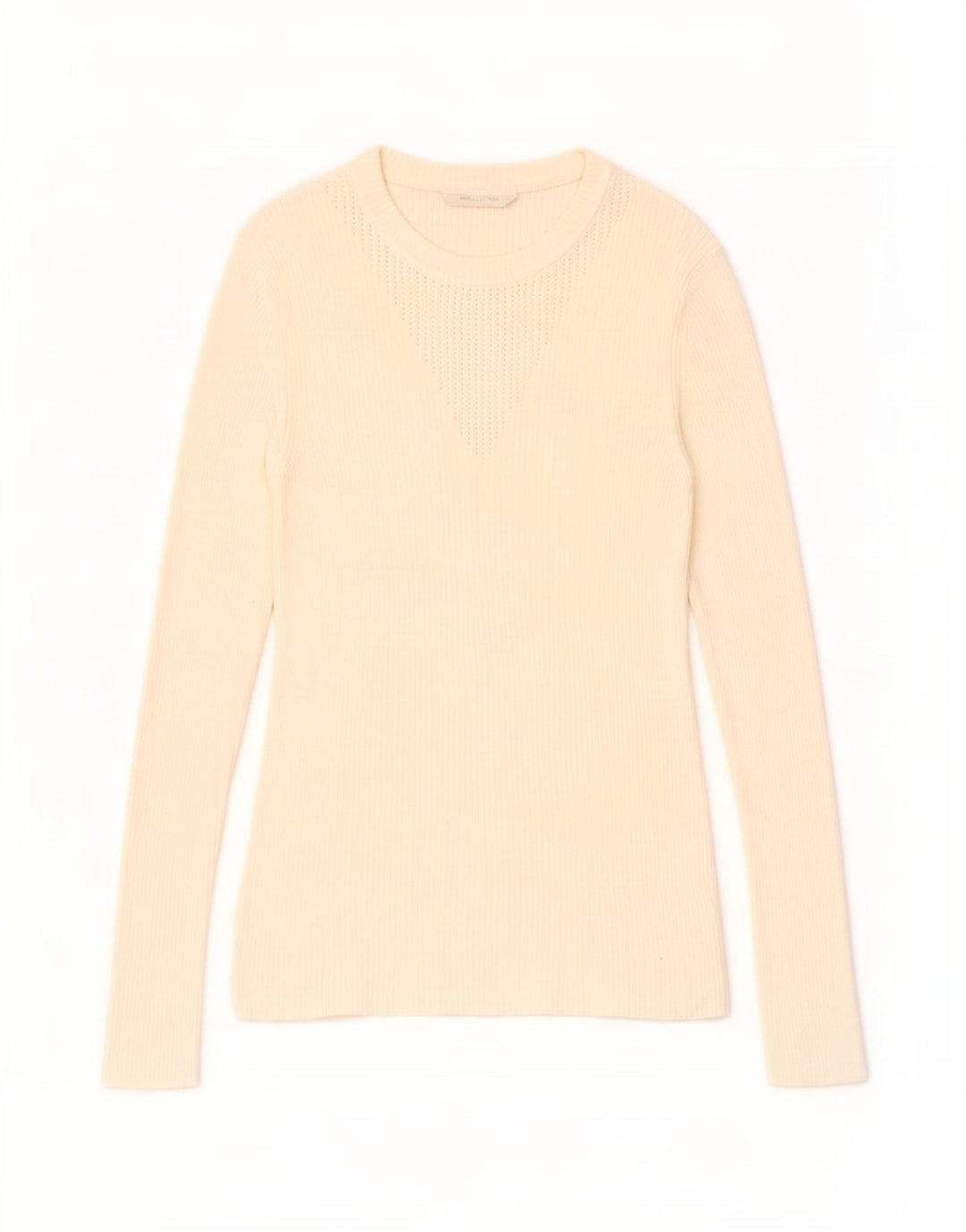Hugo Boss Top pentru femei cu mânecă lungă UK 12 Medium Off White