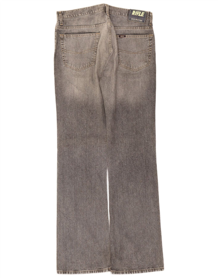 Blugi pentru bărbați Rifle Bootcut W33 L34 bumbac gri