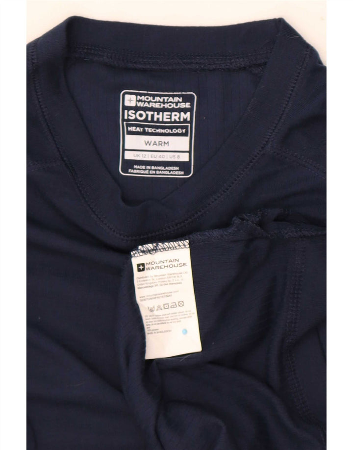 Mountain Warehouse Top pentru femei cu mânecă lungă UK 12 Medium Bleumarin Poliester