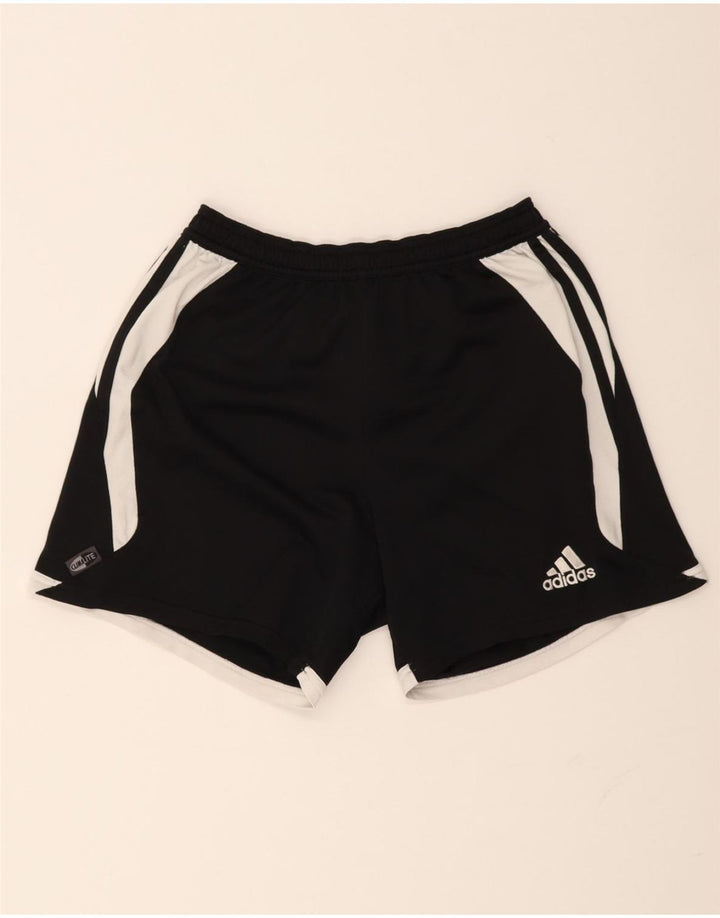 Pantaloni scurți sport pentru bărbați Adidas Climalite, mediu negru, poliester color bloc