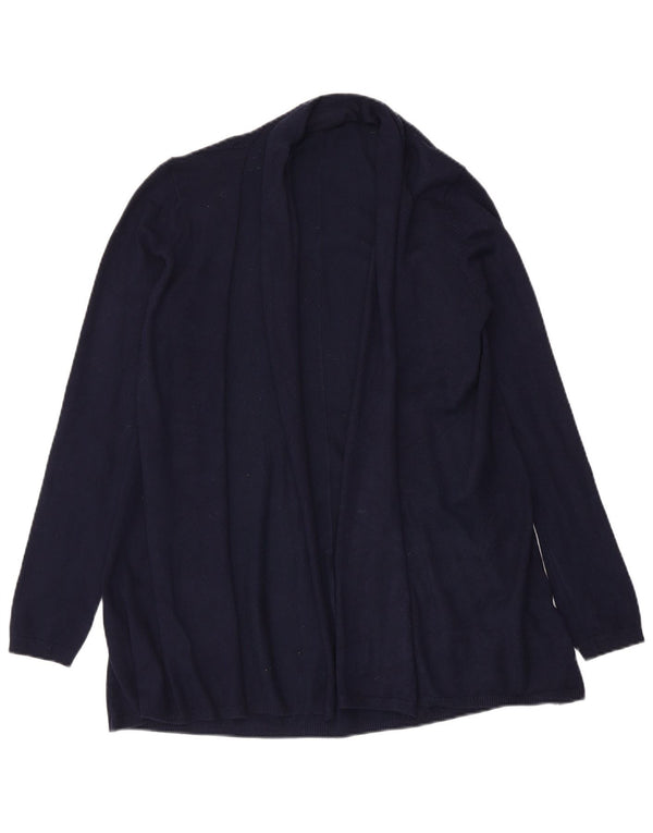 Pulover cardigan deschis pentru femei Zara UK 12 Medium Bleumarin