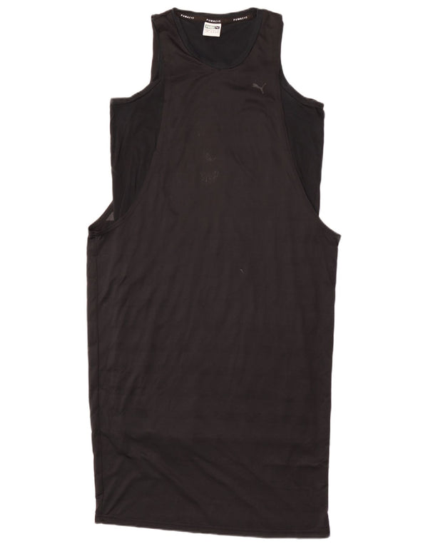Rochie tricou fără mâneci Puma pentru femei UK 10 Poliester negru mic