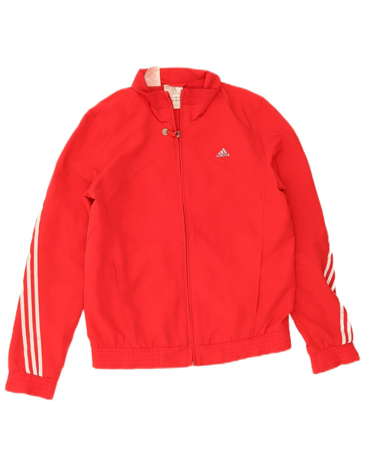 Jachetă Adidas Fete Trening Top 13-14 Ani Poliester Roșu