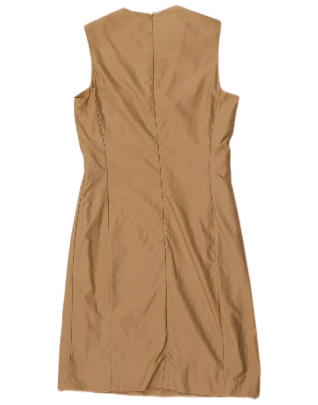 Trussardi rochie pentru femei fără mâneci tip teacă IT 40 Small Bej Poliamidă