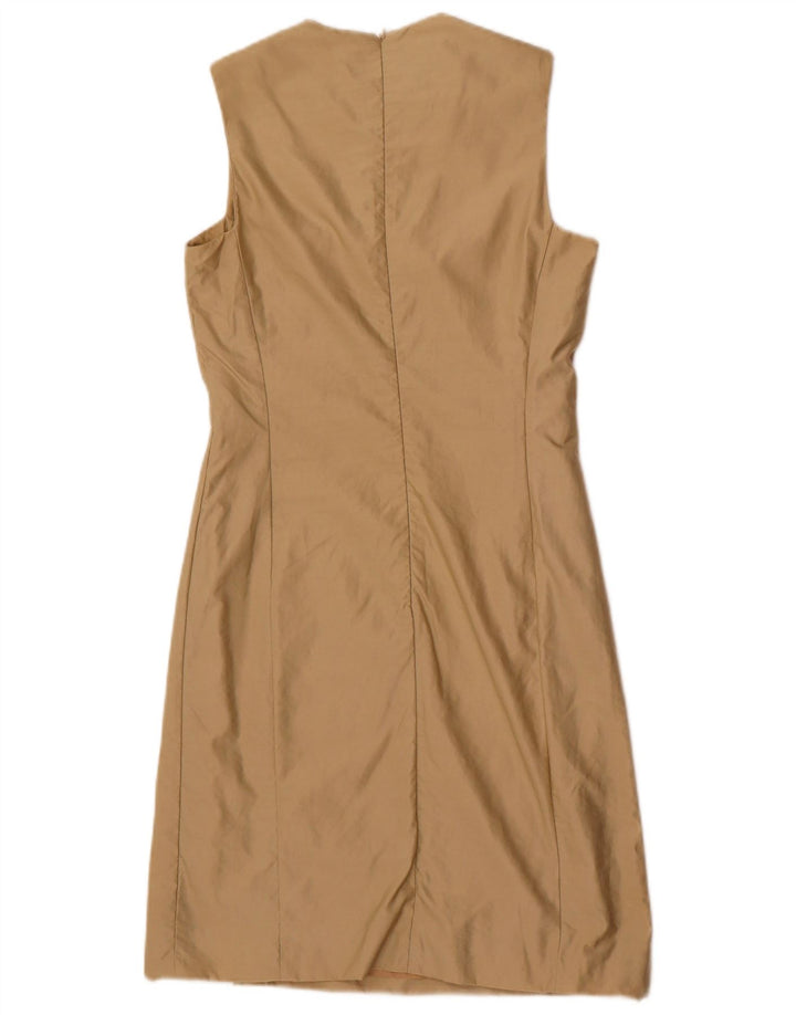 Trussardi rochie pentru femei fără mâneci tip teacă IT 40 Small Bej Poliamidă