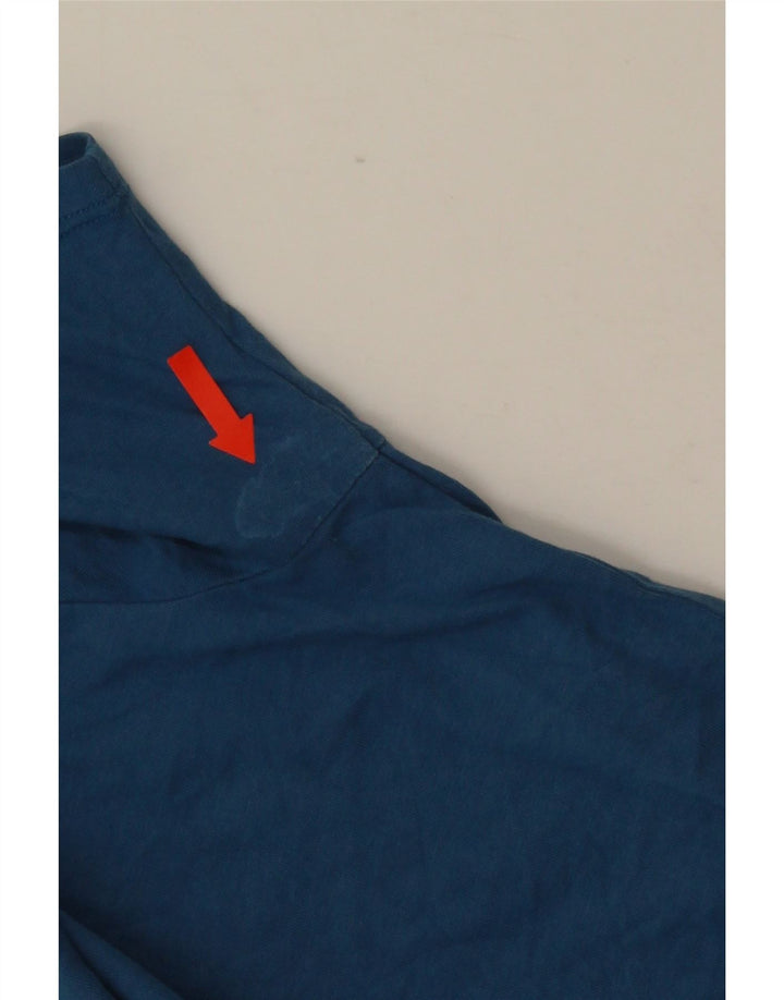 Tricou grafic NIKE pentru bărbați, cu croiala atletică, 2XL, albastru
