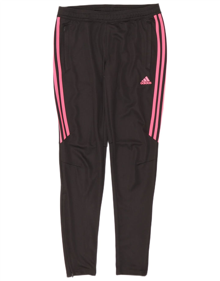 Pantaloni de trening Adidas Climacool pentru femei UK 8/10 Poliester negru mic